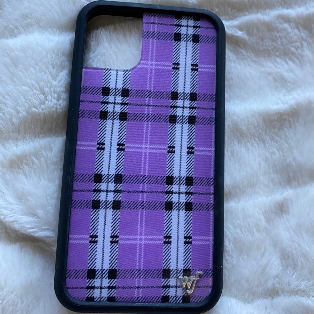 Wildflower iPhone 11 Purple Plaid Case